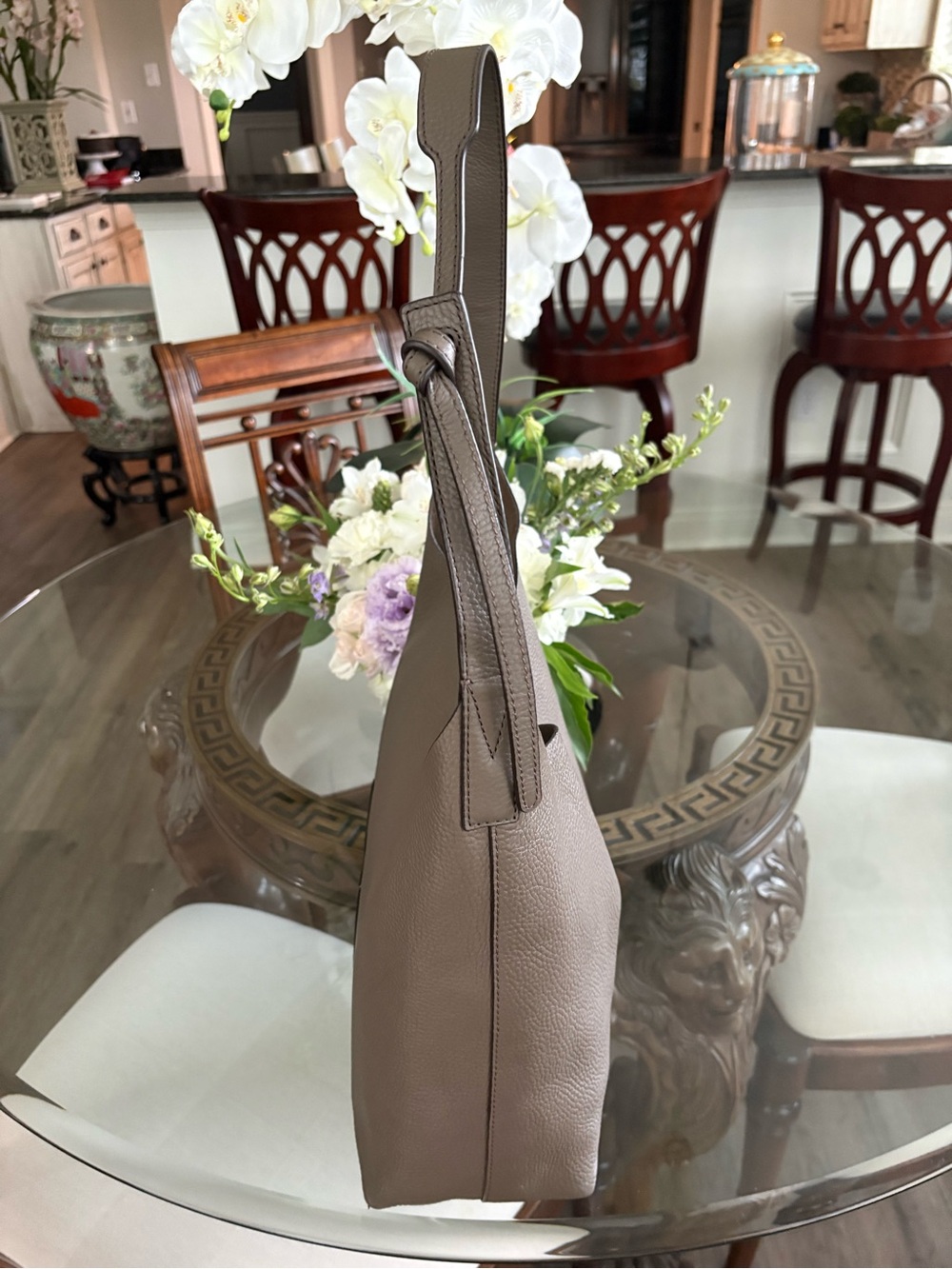 🤍🤍MICHAEL KORS JUNIE PEBBLED LEATHER HOBO/SHOULDER BAG!🤍🤍 - Picture 3 of 7
